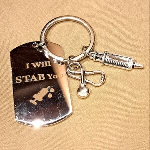 🙃6/$10 Nursing Keychain